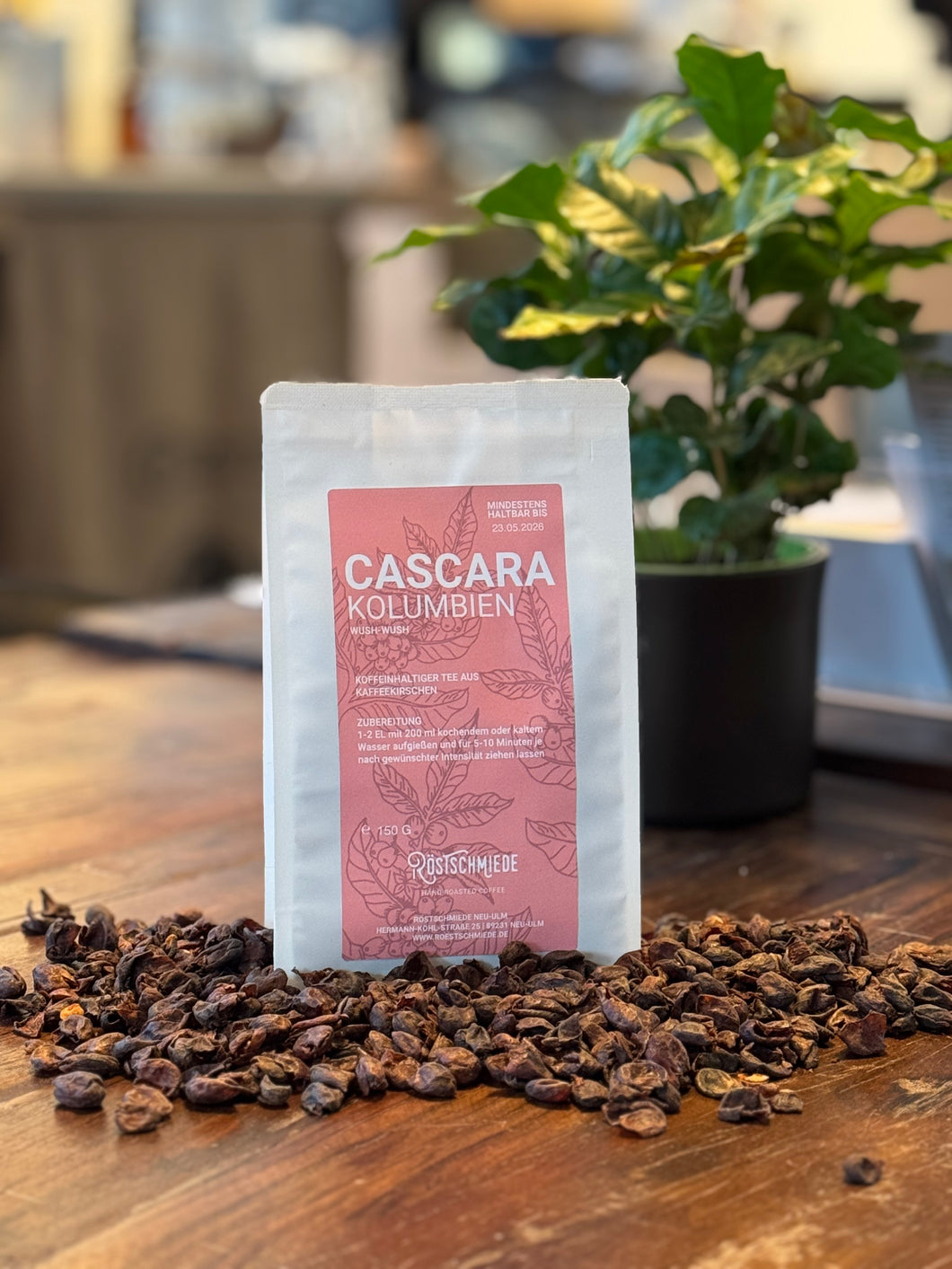 Cascara Kaffeekirschentee getrocknet - Kolumbien (Wush-Wush)