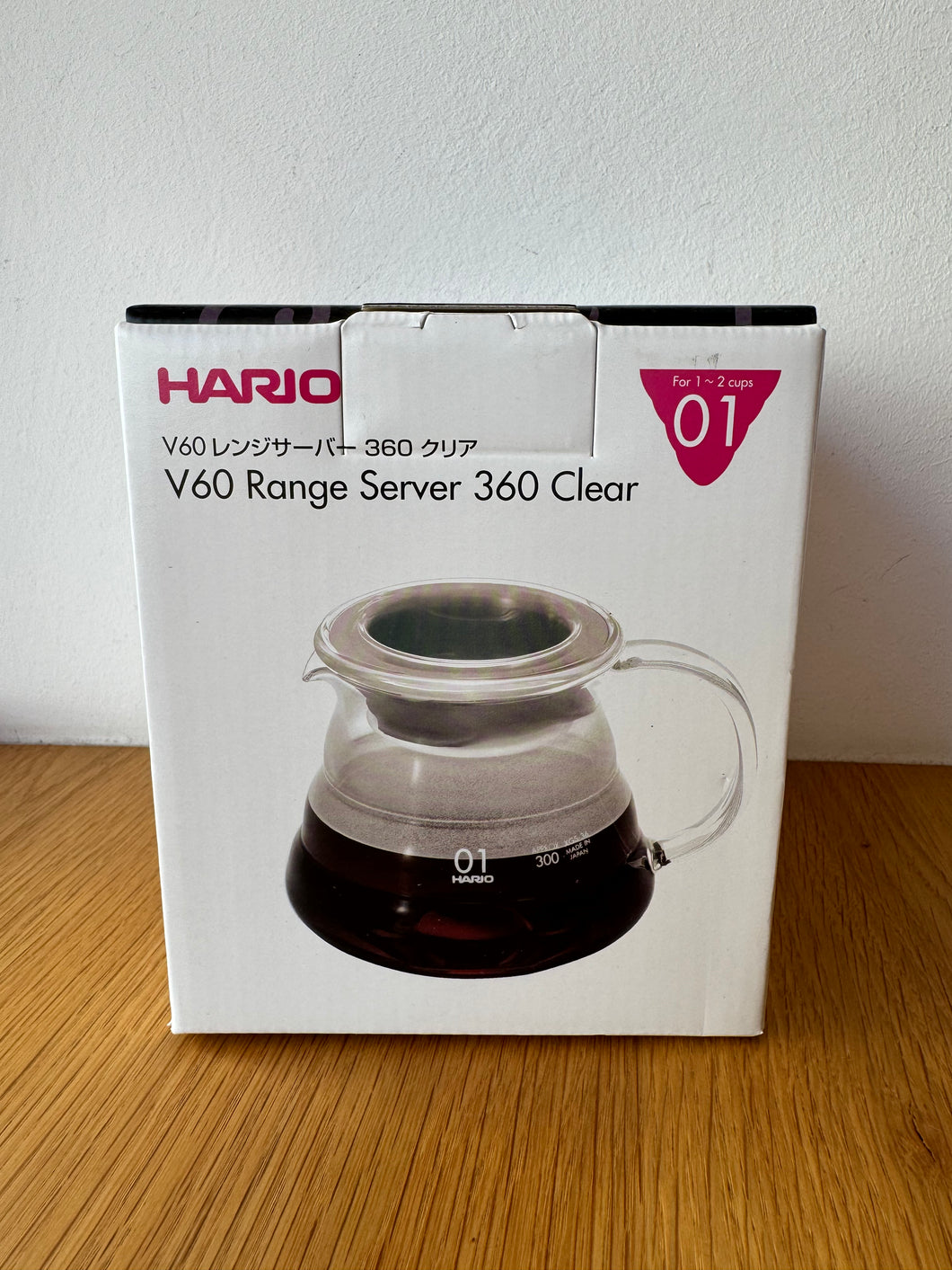 HARIO Range Server V60 360 Clear