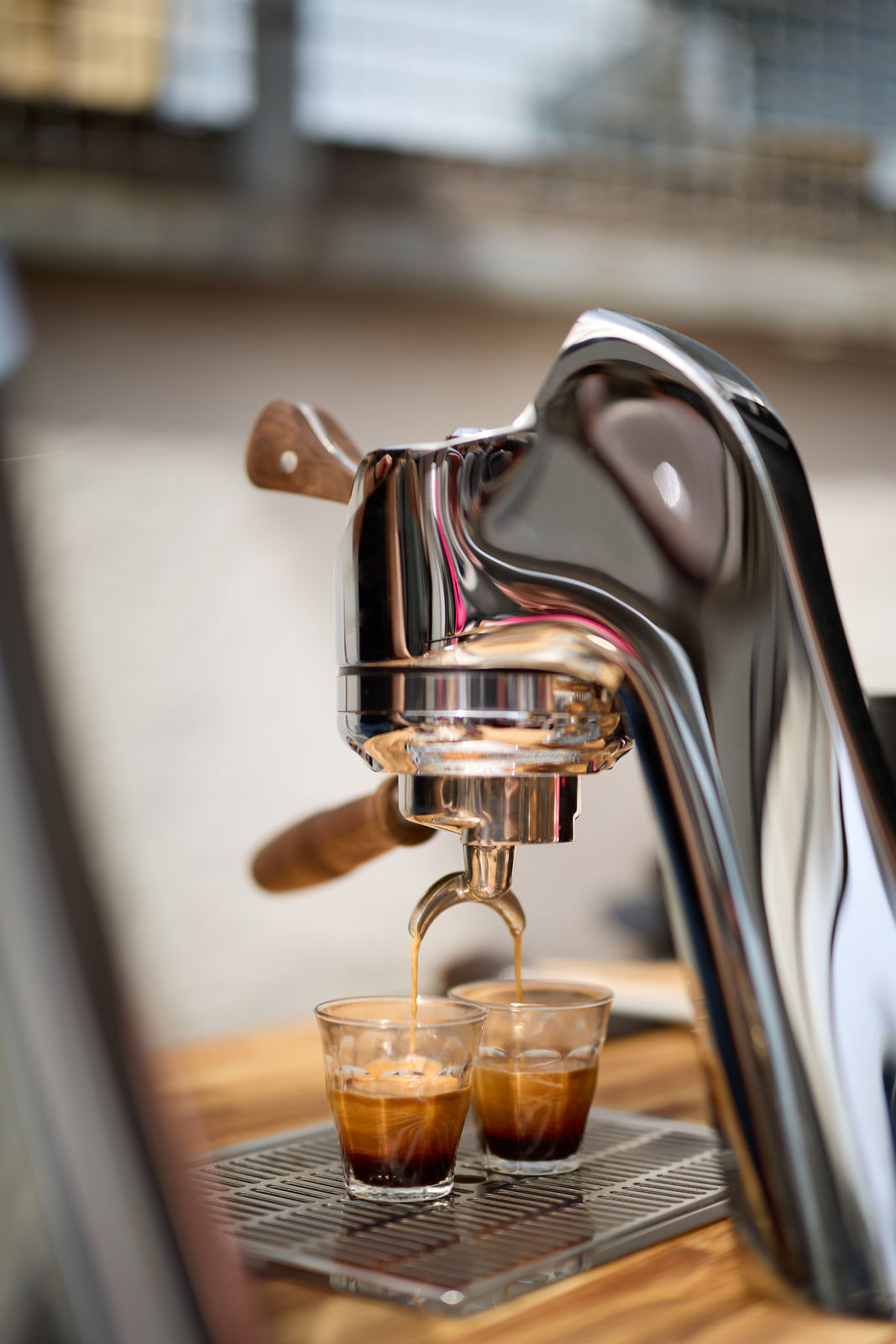 Modbar Espresso — Double-Shot beim Pullen