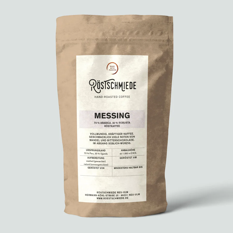 Messing - Peru/ Guatemala | Bitterschokolade, Mandel, Würzig