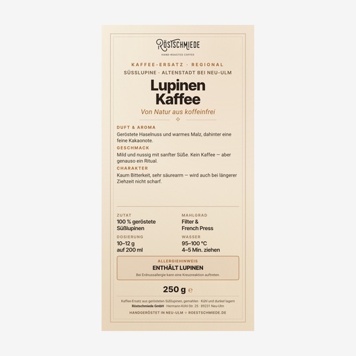 Lupinenkaffee | Haselnuss, Malz, Kakao 250g