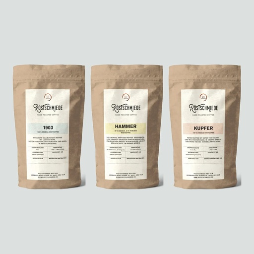 Espresso-Set · Drei zum Entdecken | 3×250g